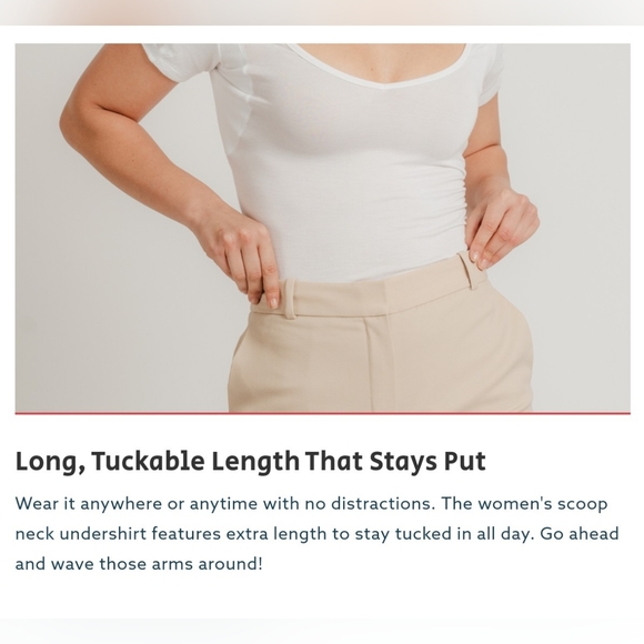 Women's Sweat Proof T-Shirt Scoop Neck 100% Ringspun Combed Cotton in Black - Picture 4 of 14